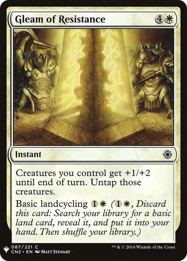 0087 Gleam of Resistance C The List Reprints