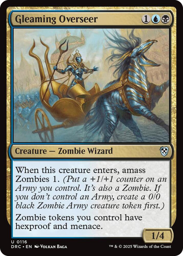 0116 Gleaming Overseer U Commander: Aetherdrift
