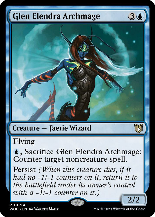 0094 Glen Elendra Archmage R Commander: Wilds of Eldraine