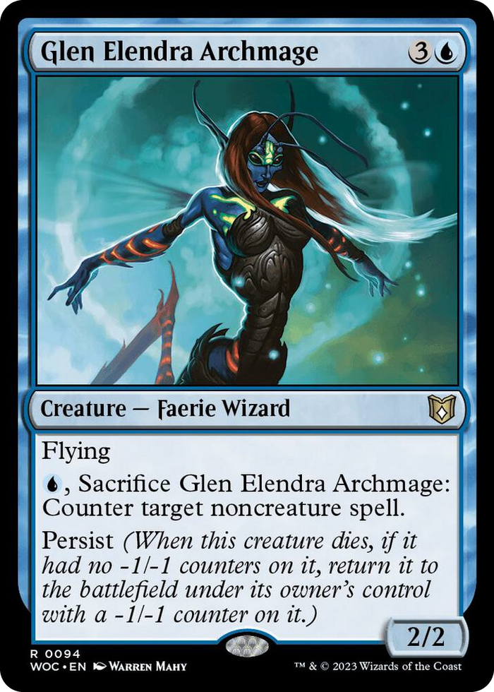 Glen Elendra Archmage #94 R - Commander: Wilds of Eldraine Pokemon card