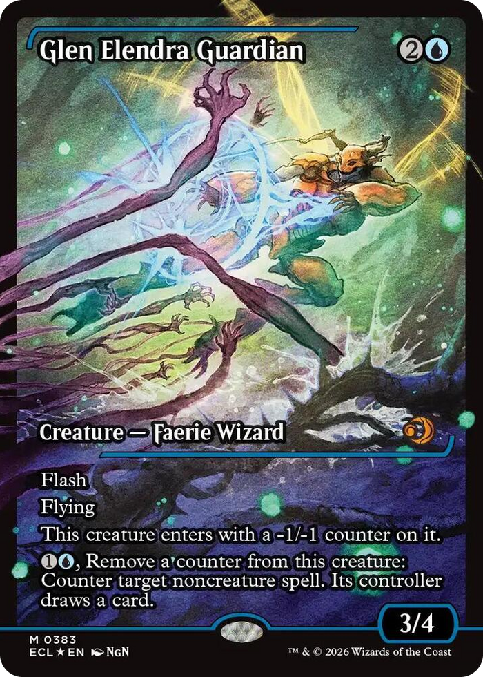 Glen Elendra Guardian (0383) (Showcase) #383 M - Lorwyn Eclipsed Pokemon card