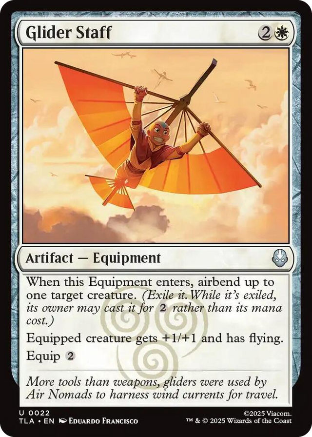 0022 Glider Staff U The Last Airbender