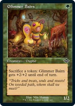 0413 Glimmer Bairn (Retro Frame) (Foil Etched) C Modern Horizons 2