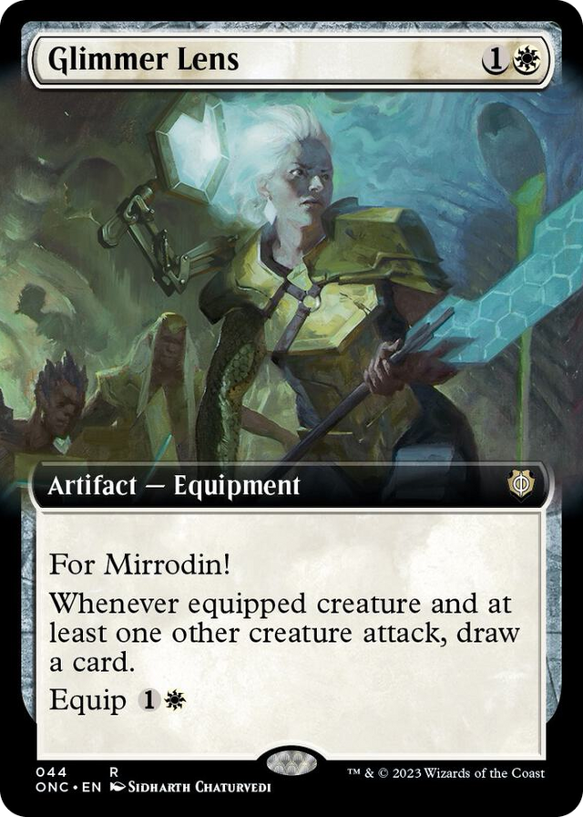 0044 Glimmer Lens (Extended Art) R Commander: Phyrexia: All Will Be One