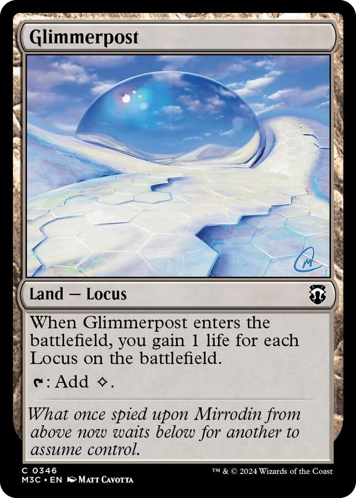 0346 Glimmerpost C Commander: Modern Horizons 3