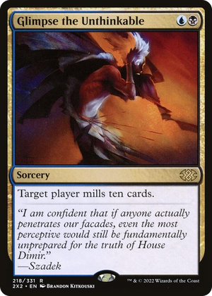 0218 Glimpse the Unthinkable R Double Masters 2022
