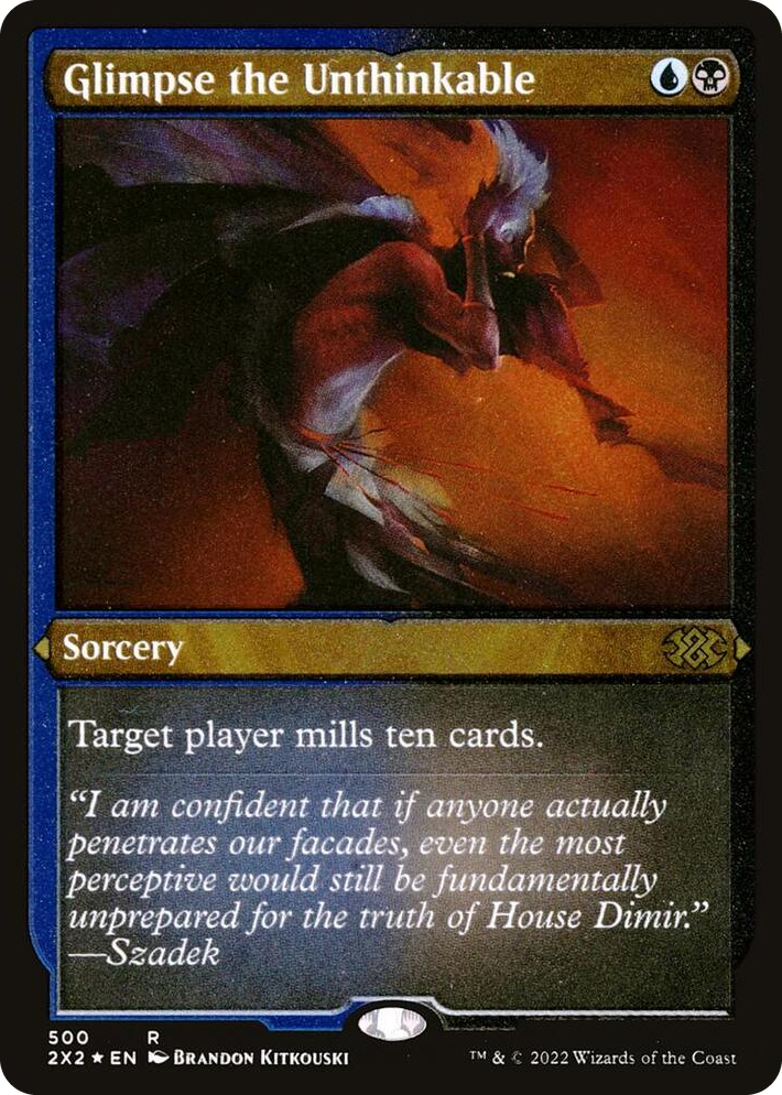 0500 Glimpse the Unthinkable (Foil Etched) R Double Masters 2022