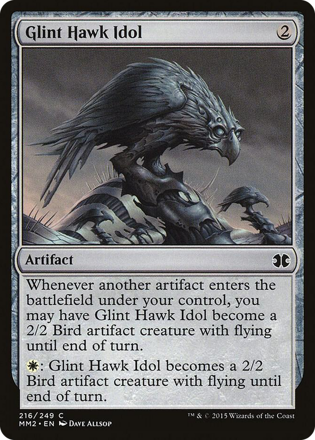 0216 Glint Hawk Idol C Modern Masters 2015