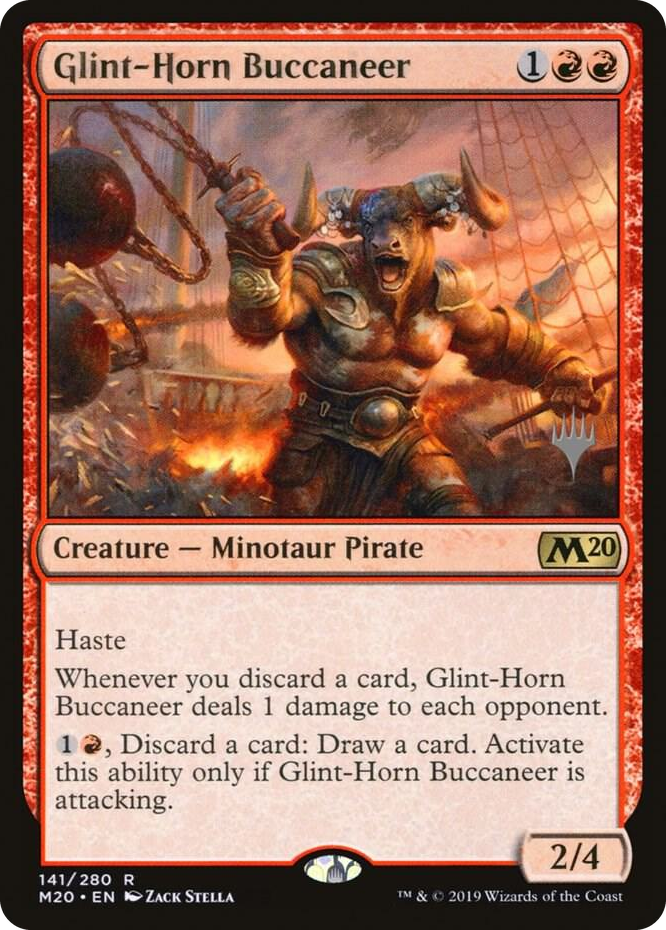 0141 Glint-Horn Buccaneer R Promo Pack: Core Set 2020
