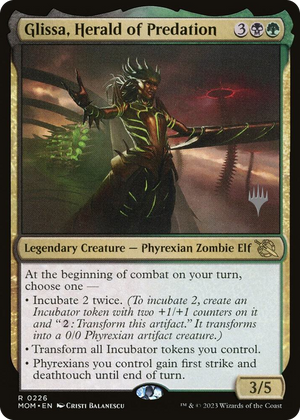 0226 Glissa, Herald of Predation R Promo Pack: March of the Machine