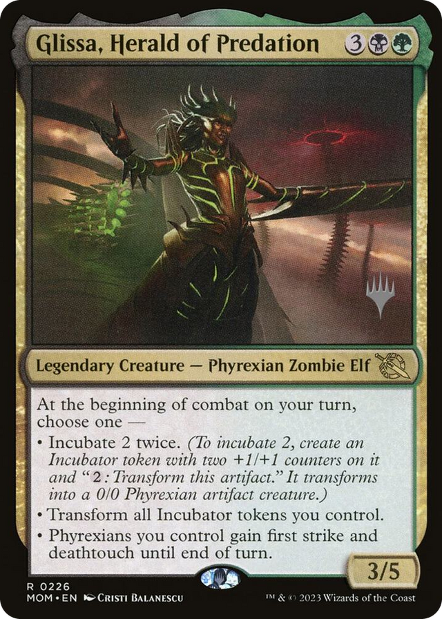 0226 Glissa, Herald of Predation R Promo Pack: March of the Machine
