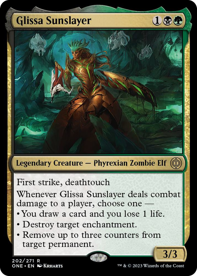 0202 Glissa Sunslayer R Phyrexia: All Will Be One