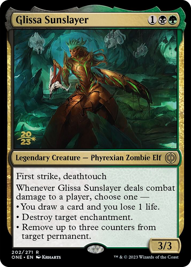 0202 Glissa Sunslayer R Prerelease Cards