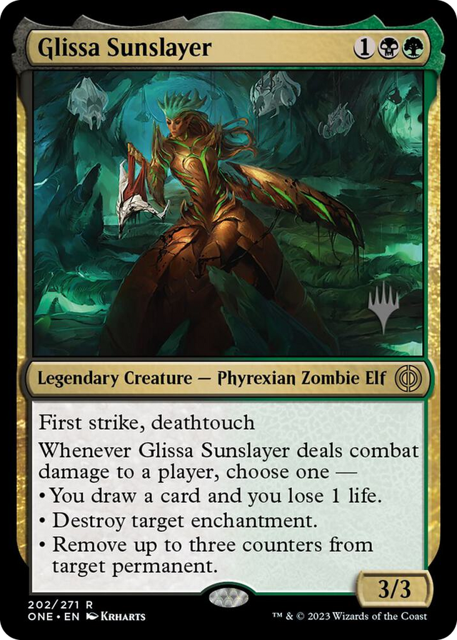 0202 Glissa Sunslayer R Promo Pack: Phyrexia: All Will Be One
