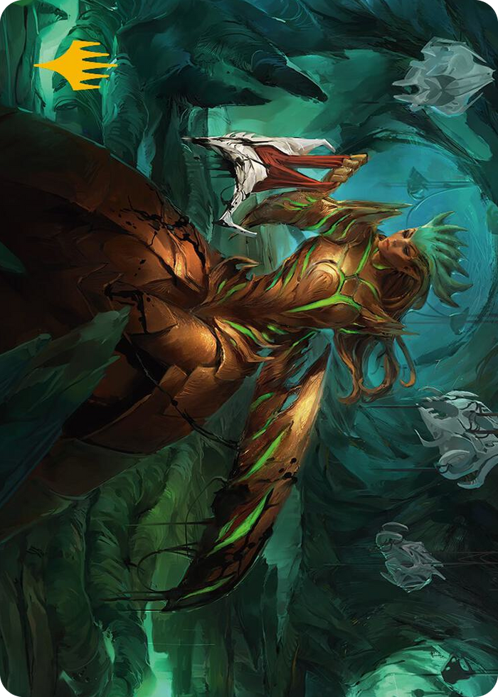 Glissa Sunslayer Art Card (Gold-Stamped Signature) #47 S - Art Series: Phyrexia: All Will Be One Pokemon card