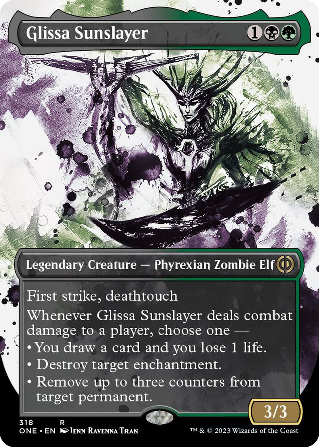 0318 Glissa Sunslayer (Showcase) R Phyrexia: All Will Be One