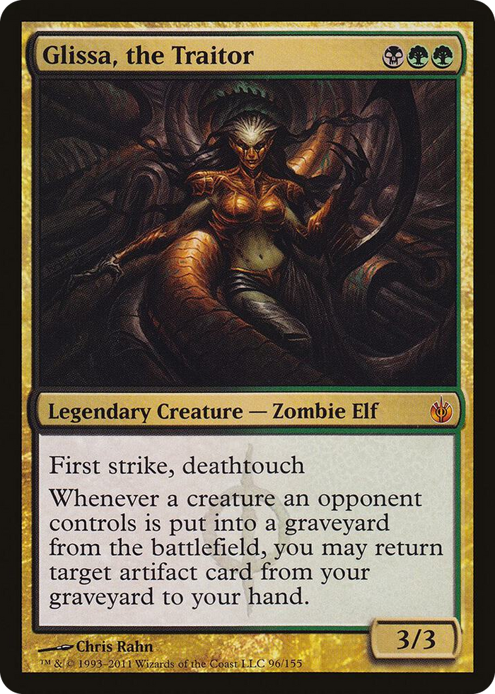Glissa, the Traitor (Mirrodin Besieged) #96 R - Oversize Cards Pokemon card