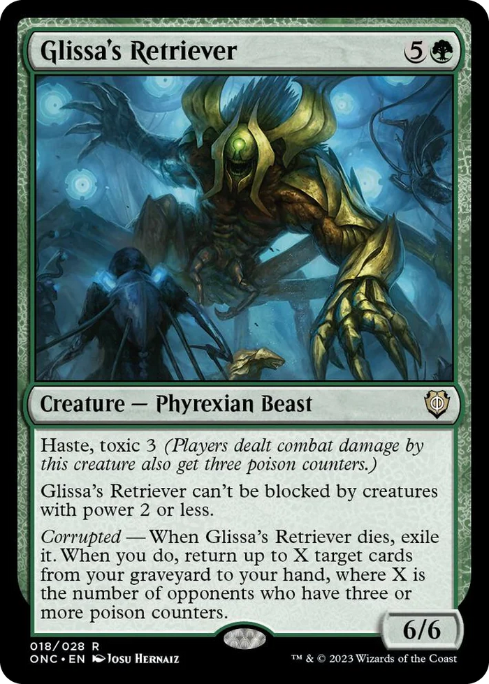 0018 Glissa's Retriever R Commander: Phyrexia: All Will Be One