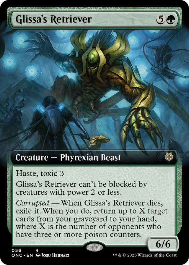 0056 Glissa's Retriever (Extended Art) R Commander: Phyrexia: All Will Be One