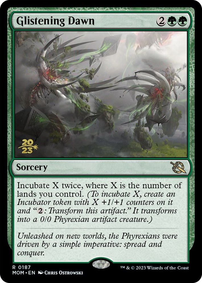 0187 Glistening Dawn R Prerelease Cards
