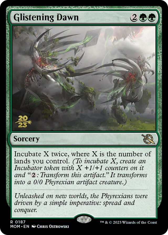 0187 Glistening Dawn R Prerelease Cards