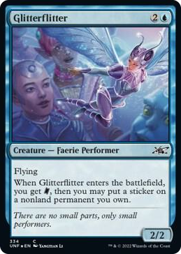 0334 Glitterflitter (Galaxy Foil) C Unfinity