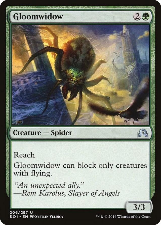 0206 Gloomwidow U Shadows over Innistrad