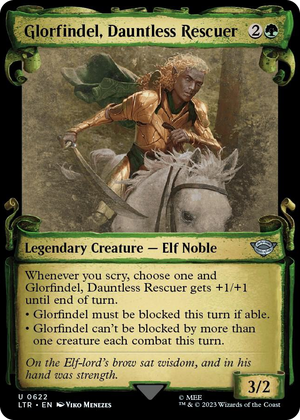 0622 Glorfindel, Dauntless Rescuer (Showcase Scrolls) U Universes Beyond: The Lord of the Rings: Tales of Middle-earth