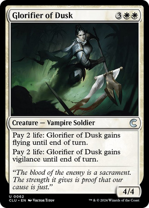 0062 Glorifier of Dusk U Ravnica: Clue Edition