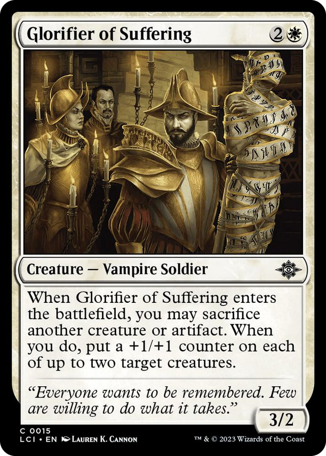 0015 Glorifier of Suffering C The Lost Caverns of Ixalan