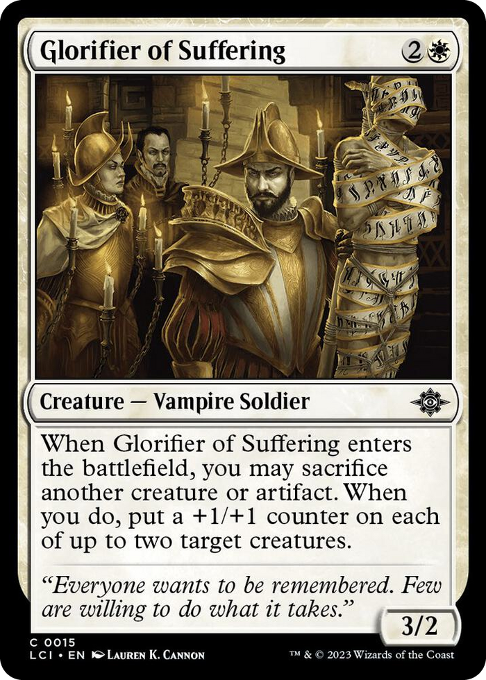 Glorifier of Suffering #15 C - The Lost Caverns of Ixalan Pokemon card