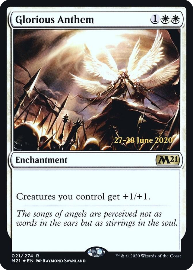 0021 Glorious Anthem R Prerelease Cards