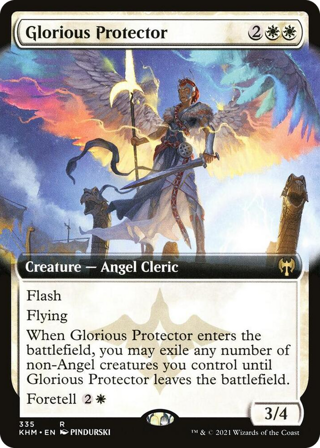 0335 Glorious Protector (Extended Art) R Kaldheim