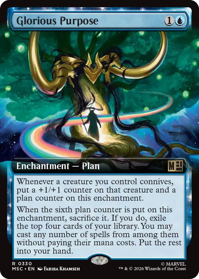 0330 Glorious Purpose (Extended Art) R Commander: Marvel Super Heroes