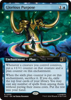 0330 Glorious Purpose (Extended Art) R Commander: Marvel Super Heroes