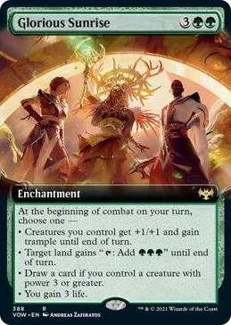 0388 Glorious Sunrise (Extended Art) R Innistrad: Crimson Vow