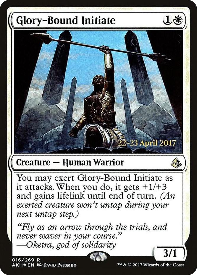 0016 Glory-Bound Initiate R Prerelease Cards