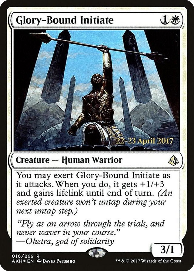 0016 Glory-Bound Initiate R Prerelease Cards