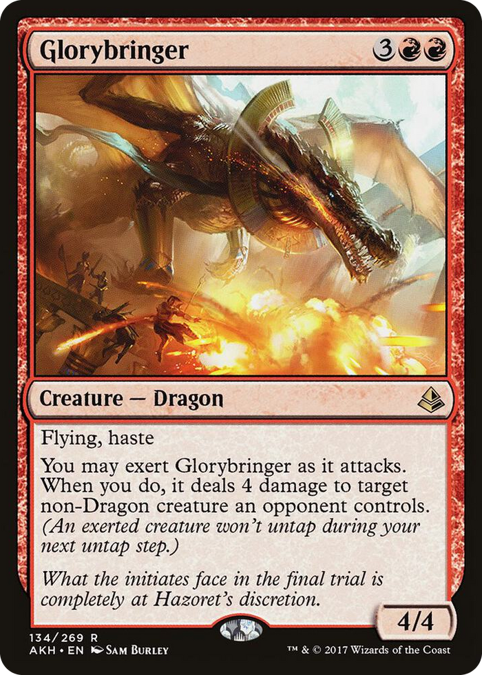 Glorybringer #134 R - Amonkhet Pokemon card