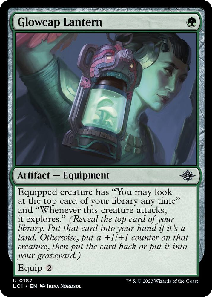 0187 Glowcap Lantern U The Lost Caverns of Ixalan