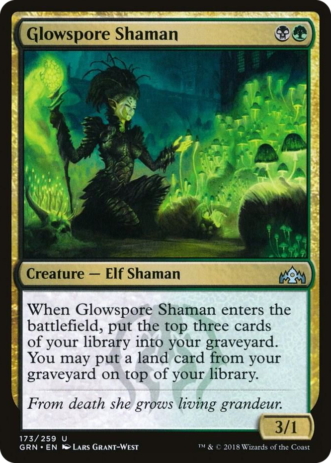 0173 Glowspore Shaman U Guilds of Ravnica