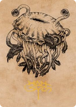 Gluntch, the Bestower Art Card (Gold-Stamped Signature) #65 S - Art Series: Commander Legends: Battle for Baldur's Gate Pokemon card