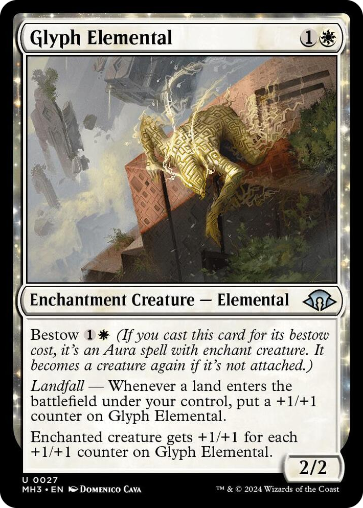 0027 Glyph Elemental U Modern Horizons 3