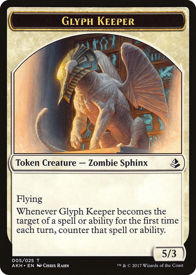 Glyph Keeper Token #5 T - Amonkhet Pokemon card