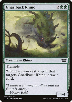 0148 Gnarlback Rhino C Double Masters 2022