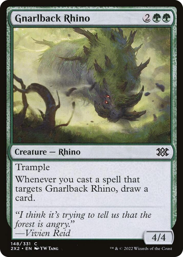 0148 Gnarlback Rhino C Double Masters 2022