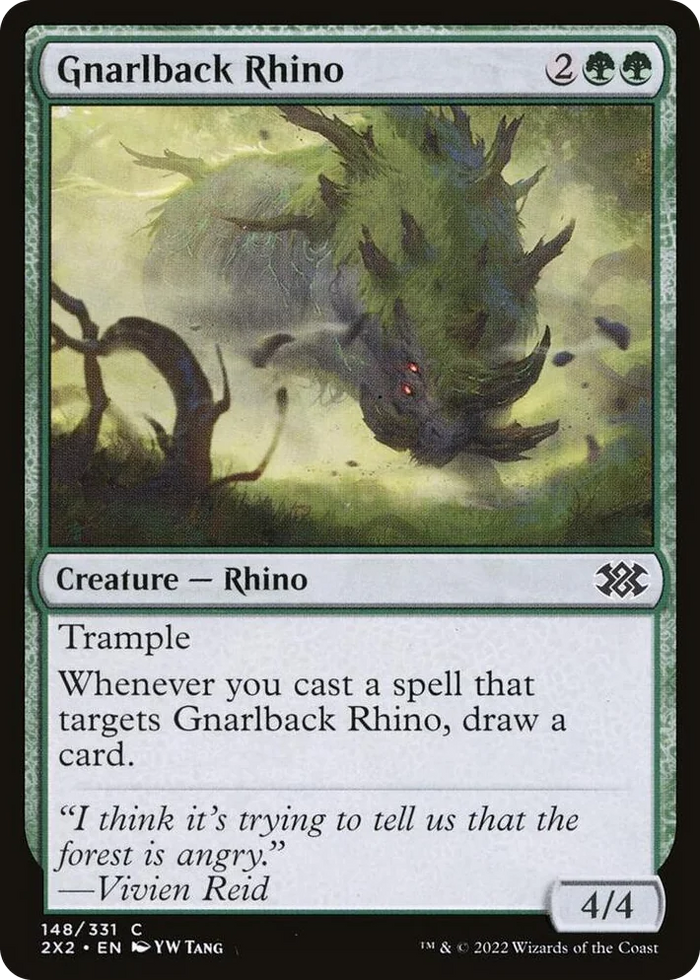 0148 Gnarlback Rhino C Double Masters 2022