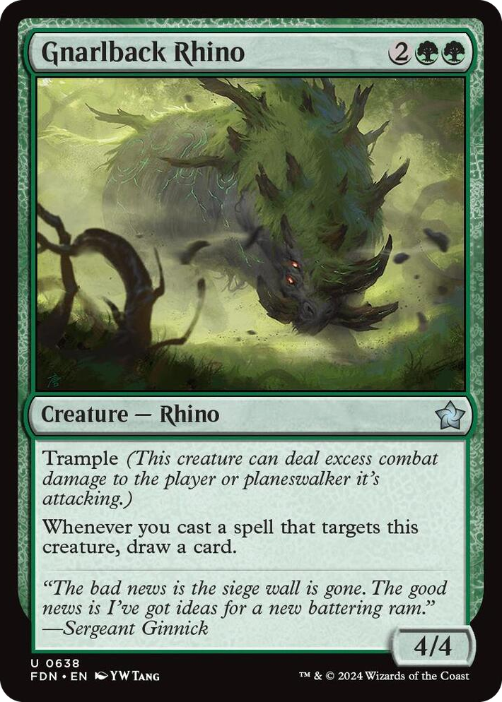 0638 Gnarlback Rhino U Foundations
