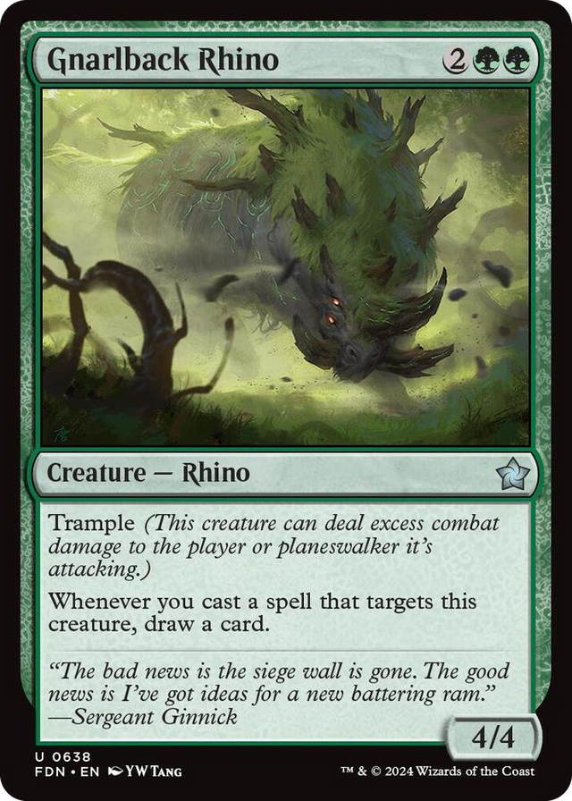 0638 Gnarlback Rhino U Foundations