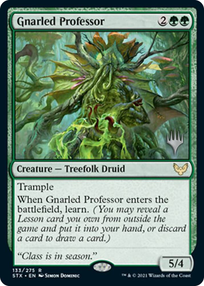 0133 Gnarled Professor R Promo Pack: Strixhaven
